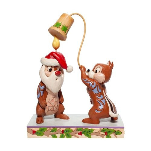 Disney Traditions Chip And Dale Christmas Statue By Jim Shore