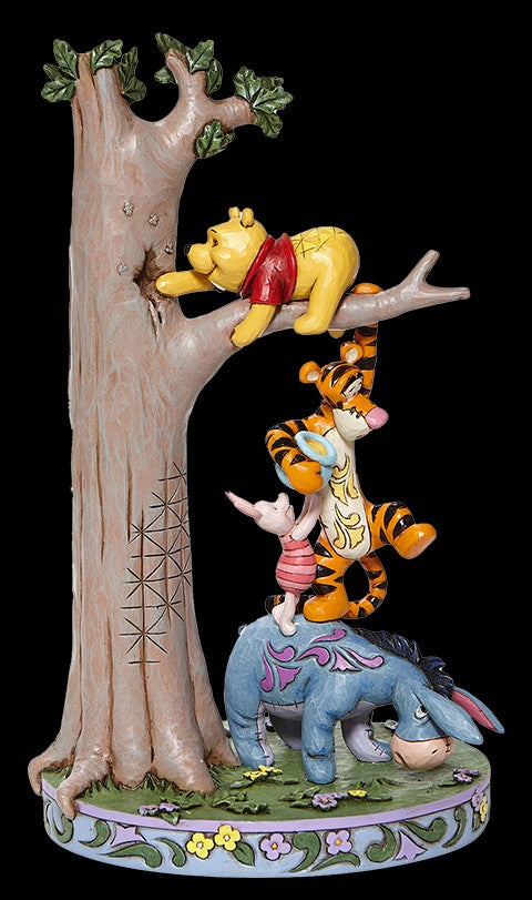 Pooh And Friends Stacked Tree Figurine Disney Traditions By Jim Shore