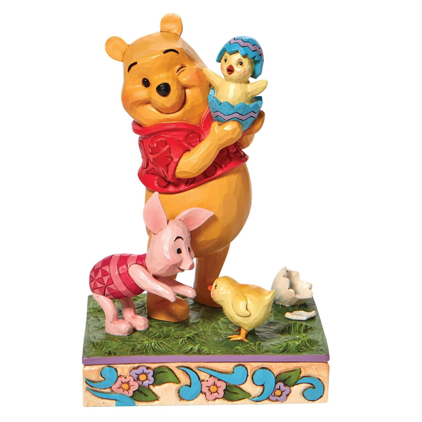 14cm Pooh And Piglet With Chicken