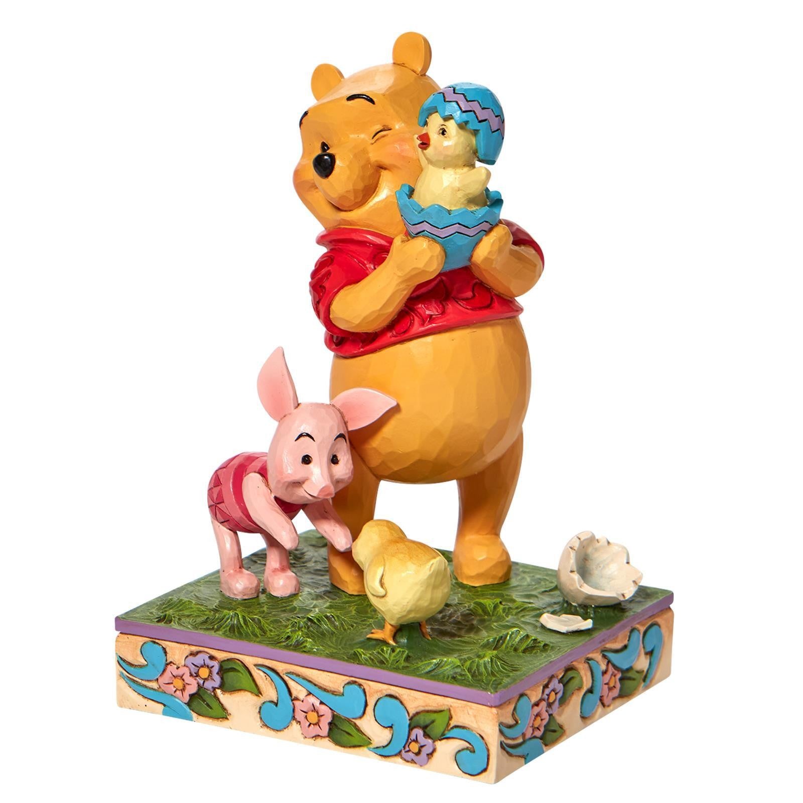 14cm Pooh And Piglet With Chicken