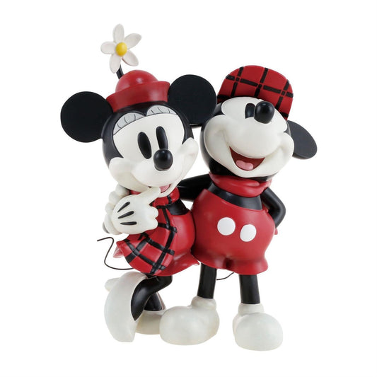 Mickey & Minnie Mouse Holiday Figurine Disney Showcase