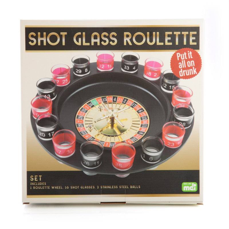 Drinking Game Shot Glass Roulette