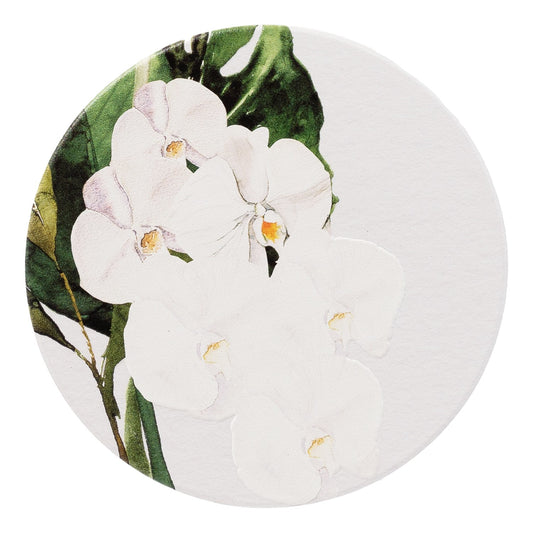 Greenhouse Pansy Ceramic Coaster