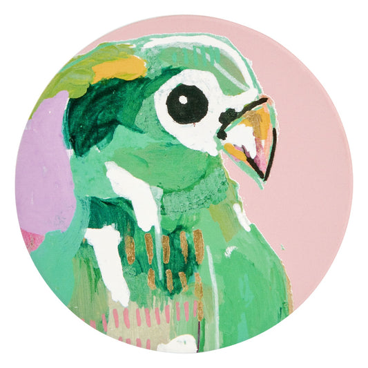 Talulah Parrot Ceramic Coaster